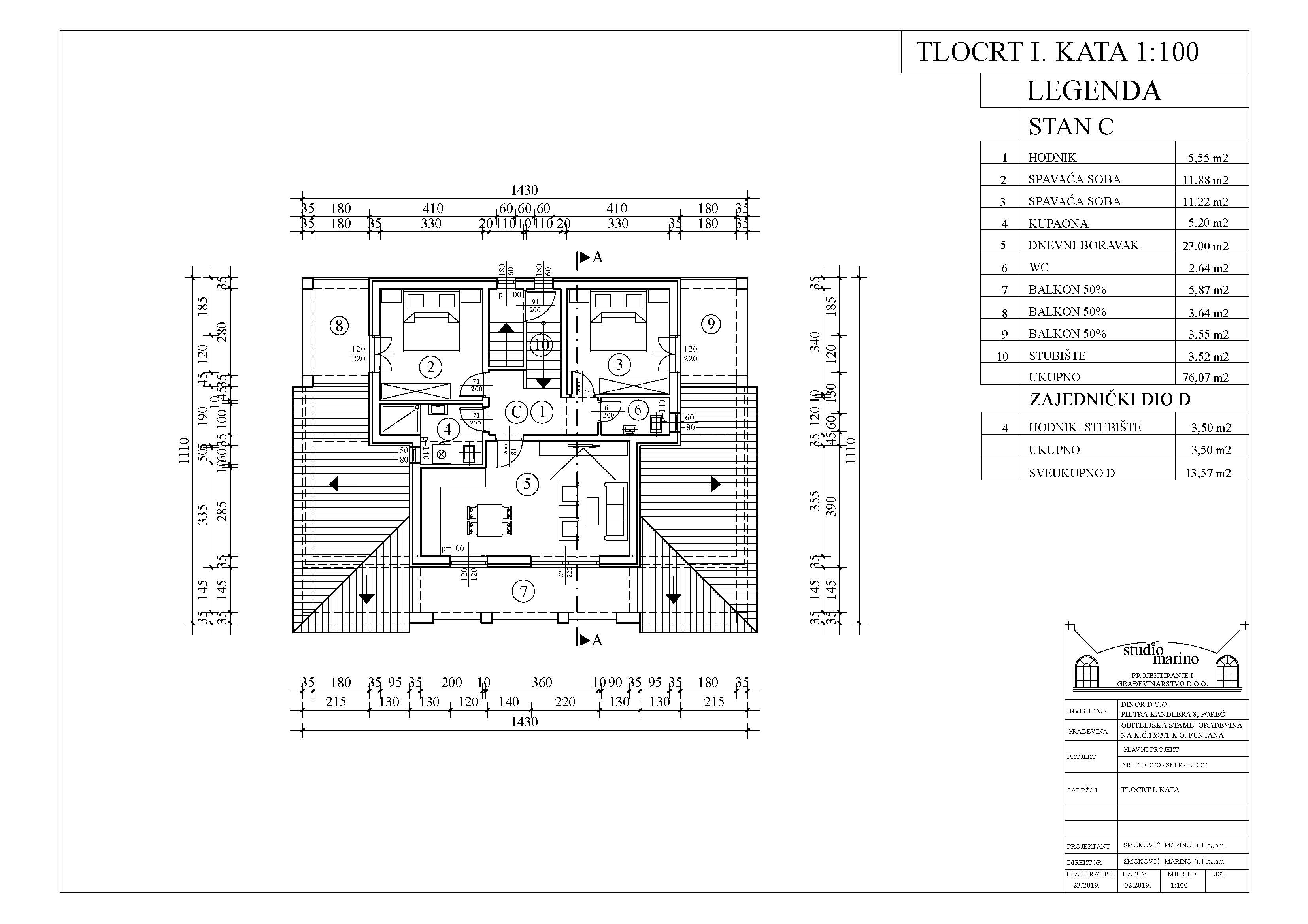 Grundriss Dachgeschosss